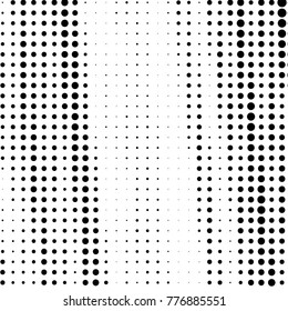 Grunge halftone black and white dots texture background. Spotted vector Abstract Texture
