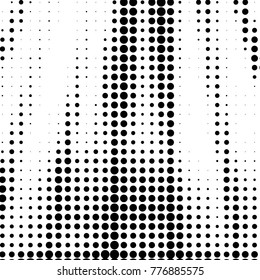 Grunge halftone black and white dots texture background. Spotted vector Abstract Texture
