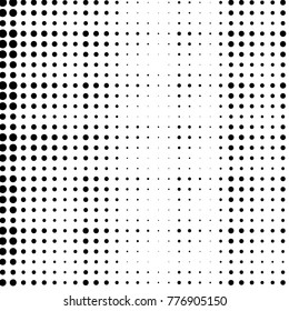 Grunge halftone black and white dots texture background. Spotted vector Abstract Texture
