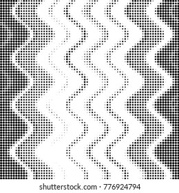 Grunge halftone black and white dots texture background. Spotted vector Abstract Texture
