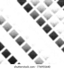 Grunge halftone black and white dots texture background. Spotted vector Abstract Texture
