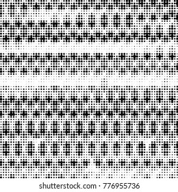 Grunge halftone black and white dots texture background. Spotted vector Abstract Texture

