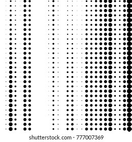 Grunge halftone black and white dots texture background. Spotted vector Abstract Texture
