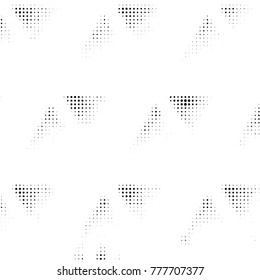 Grunge halftone black and white dots texture background. Spotted vector Abstract Texture
