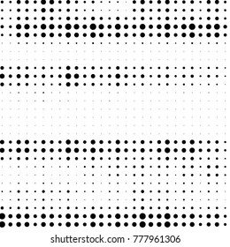 Grunge halftone black and white dots texture background. Spotted vector Abstract Texture
