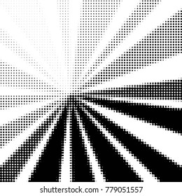 Grunge halftone black and white dots texture background. Spotted vector Abstract Texture
