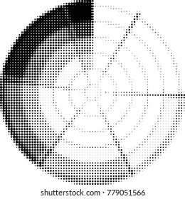 Grunge halftone black and white dots texture background. Spotted vector Abstract Texture
