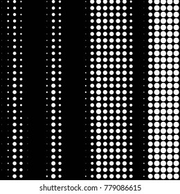 Grunge halftone black and white dots texture background. Spotted vector Abstract Texture
