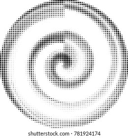 Grunge halftone black and white dots texture background. Spotted vector Abstract Texture

