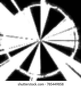 Grunge halftone black and white dots texture background. Spotted vector Abstract Texture
