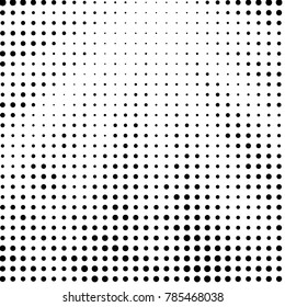Grunge halftone black and white dots texture background. Spotted vector Abstract Texture
