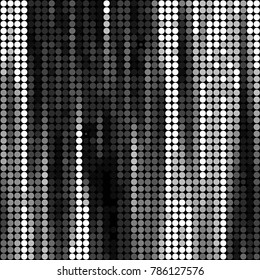 Grunge halftone black and white dots texture background. Spotted vector Abstract Texture
