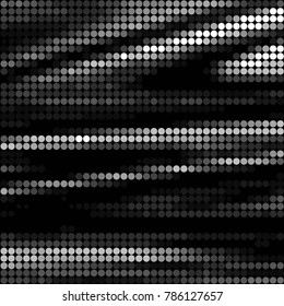 Grunge halftone black and white dots texture background. Spotted vector Abstract Texture
