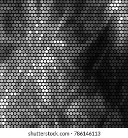 Grunge halftone black and white dots texture background. Spotted vector Abstract Texture
