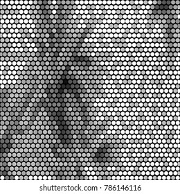 Grunge halftone black and white dots texture background. Spotted vector Abstract Texture
