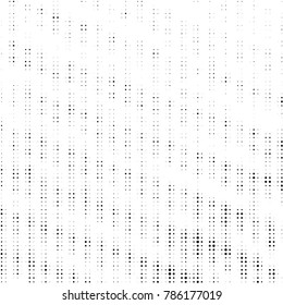 Grunge halftone black and white dots texture background. Spotted vector Abstract Texture
