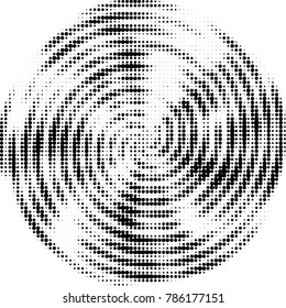 Grunge halftone black and white dots texture background. Spotted vector Abstract Texture
