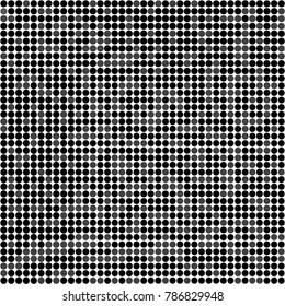 Grunge halftone black and white dots texture background. Spotted vector Abstract Texture
