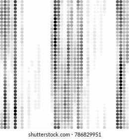 Grunge halftone black and white dots texture background. Spotted vector Abstract Texture
