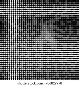Grunge halftone black and white dots texture background. Spotted vector Abstract Texture
