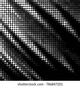 Grunge halftone black and white dots texture background. Spotted vector Abstract Texture
