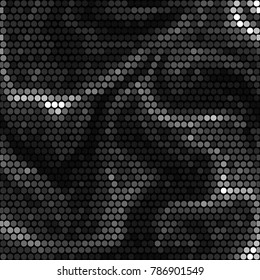 Grunge halftone black and white dots texture background. Spotted vector Abstract Texture
