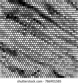 Grunge halftone black and white dots texture background. Spotted vector Abstract Texture
