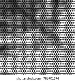 Grunge halftone black and white dots texture background. Spotted vector Abstract Texture

