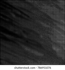 Grunge halftone black and white dots texture background. Spotted vector Abstract Texture
