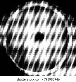 Grunge halftone black and white dots texture background. Spotted vector Abstract Texture
