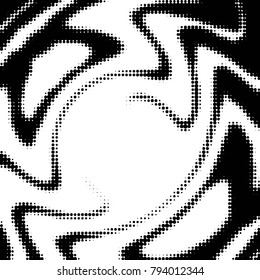 Grunge halftone black and white dots texture background. Spotted vector Abstract Texture
