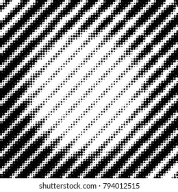 Grunge halftone black and white dots texture background. Spotted vector Abstract Texture
