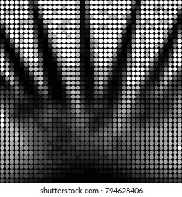 Grunge halftone black and white dots texture background. Spotted vector Abstract Texture
