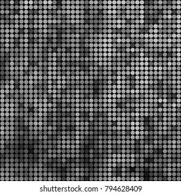 Grunge halftone black and white dots texture background. Spotted vector Abstract Texture
