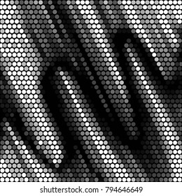 Grunge halftone black and white dots texture background. Spotted vector Abstract Texture

