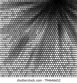 Grunge halftone black and white dots texture background. Spotted vector Abstract Texture

