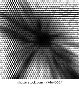 Grunge halftone black and white dots texture background. Spotted vector Abstract Texture
