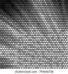 Grunge halftone black and white dots texture background. Spotted vector Abstract Texture
