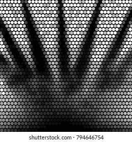 Grunge halftone black and white dots texture background. Spotted vector Abstract Texture
