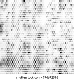 Grunge halftone black and white dots texture background. Spotted vector Abstract Texture
