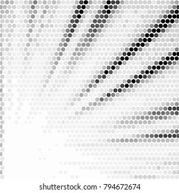 Grunge halftone black and white dots texture background. Spotted vector Abstract Texture
