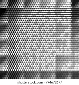 Grunge halftone black and white dots texture background. Spotted vector Abstract Texture
