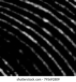 Grunge halftone black and white dots texture background. Spotted vector Abstract Texture
