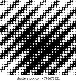 Grunge halftone black and white dots texture background. Spotted vector Abstract Texture
