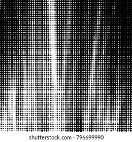 Grunge halftone black and white dots texture background. Spotted vector Abstract Texture
