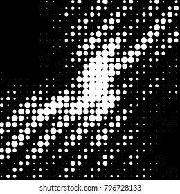 Grunge halftone black and white dots texture background. Spotted vector Abstract Texture
