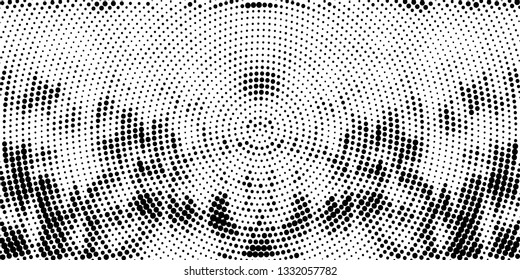 Grunge halftone black and white dotted texture background. Spotted vector abstract overlay. Textured vintage backdrop. Monochrome pattern for web design, covers, web sites, posters