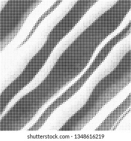 Grunge halftone black and white dotted texture background. Spotted vector abstract overlay. Monochrome pattern for web design, advertisment banners, comic books, manga, posters, pakaging