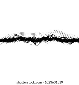 Grunge halftone black and white line texture background. Abstract stripe vector illustration Texture

