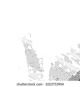 Grunge halftone black and white line texture background. Abstract stripe vector illustration Texture
